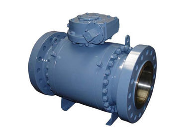 Oil And Gas Soft Seated Ball Valve , Trunnion Mounted Valve DN15~DN150